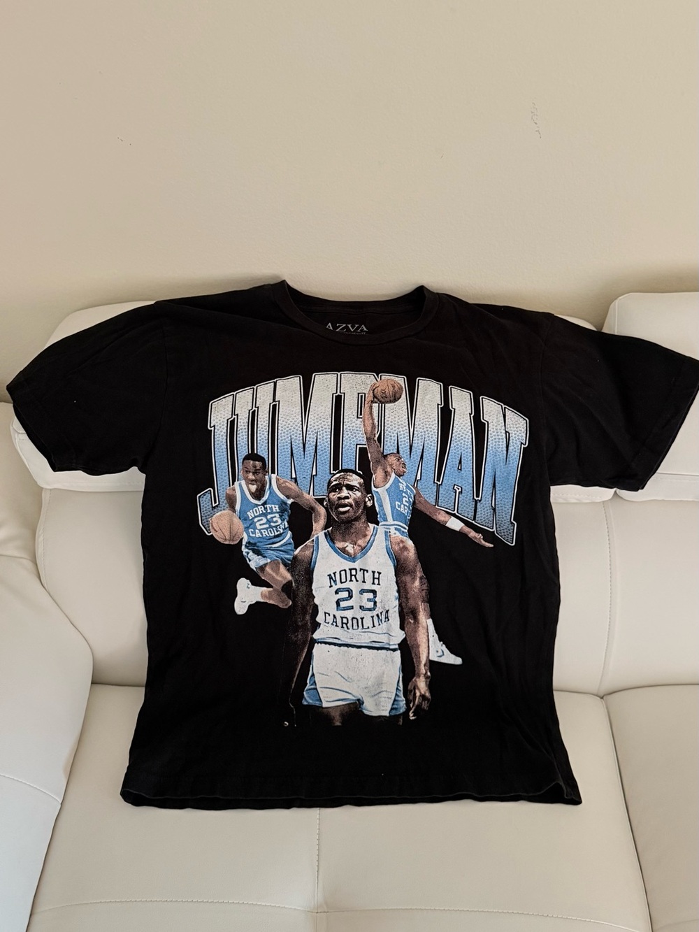 Black Vintage North Carolina 'Jordan' Graphic Tee - Timmy Man